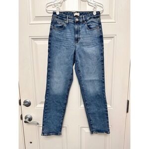 PacSun Curve Straight High Rise Medium Wash Blue Jeans Size 26 RN 090233